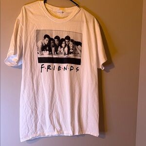 Classic White Friends Graphic Tee